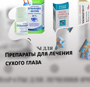 Препараты для лечения глаз